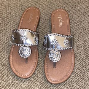 NEW Silver sandals
